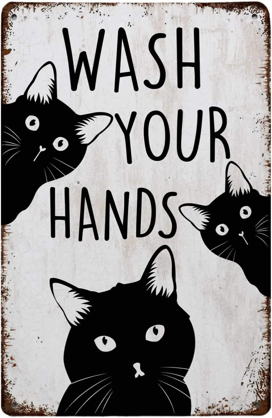 Забавный декор Ct Decor Tn Sgns Wsh Your Hnds Sgn милый ретро-декор Metl Post Wll Resturnt Cfe tchen Broom Los Home rt