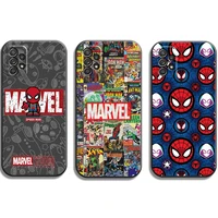 marvel iron man spiderman phone cases for samsung galaxy a51 4g a51 5g a71 4g a71 5g a52 4g a52 5g a72 4g a72 5g coque funda