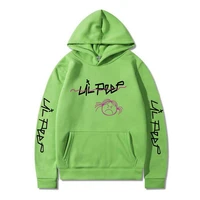 cross border european and american trend lil peep mens springfall hoodie all match pullover trend handsome hoodie with bottom