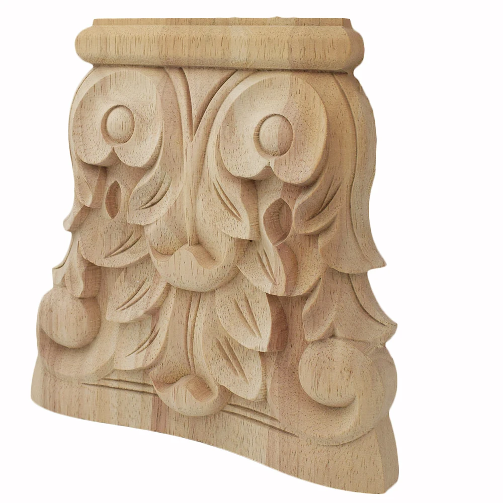 European Wood Door Carving Applique Figurines Decoration Rome Stigma Vintage Home Decor Artesanato Craft Figurine Accessories