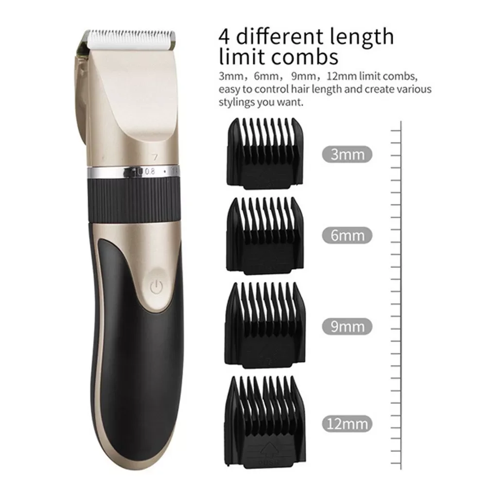 Professional Hair Trimmer Digital Usb Rechargeable Hair Clipper for Men Haircut Ceramic Blade  Hair Cutter Barber Machine enlarge