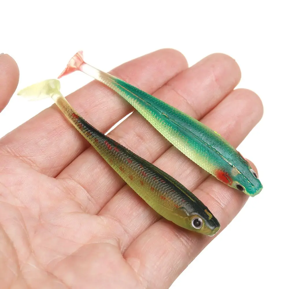 

5Pcs 9cm 5g T-Tail Worm Fishing Lures Wobbler Jigging Soft Fishing Lure Bait Shrimp Bait Swimbait Carp Bass Fly Fishing Tackle