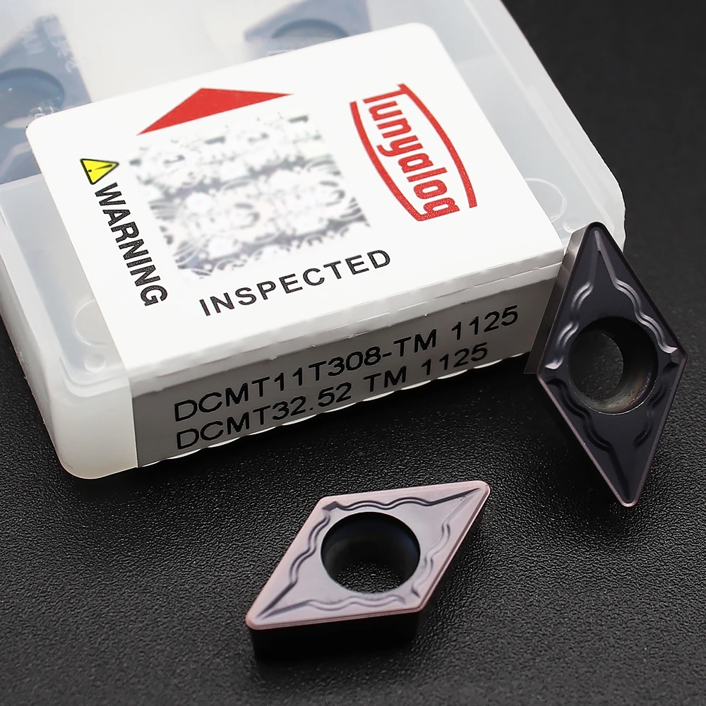 

DCMT11T308 TM 1125 нержавеющая сталь CNC резка расточка токарная обработка держатель инструмента Сменные карбидные вставки