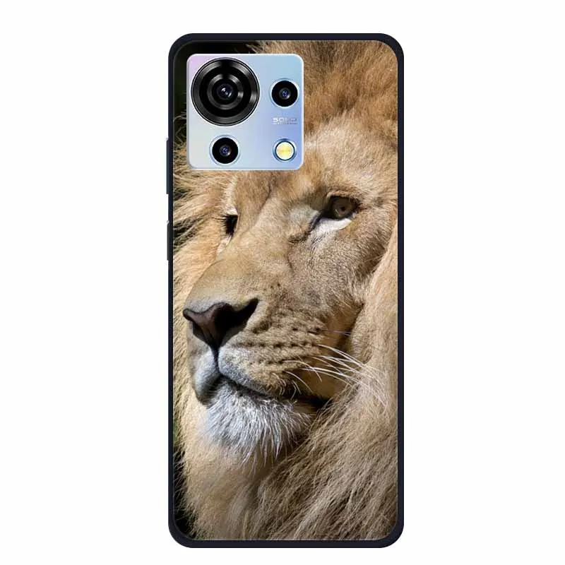 Крутой силиконовый чехол для ZTE Blade V50 Vita модная мягкая задняя крышка с принтом