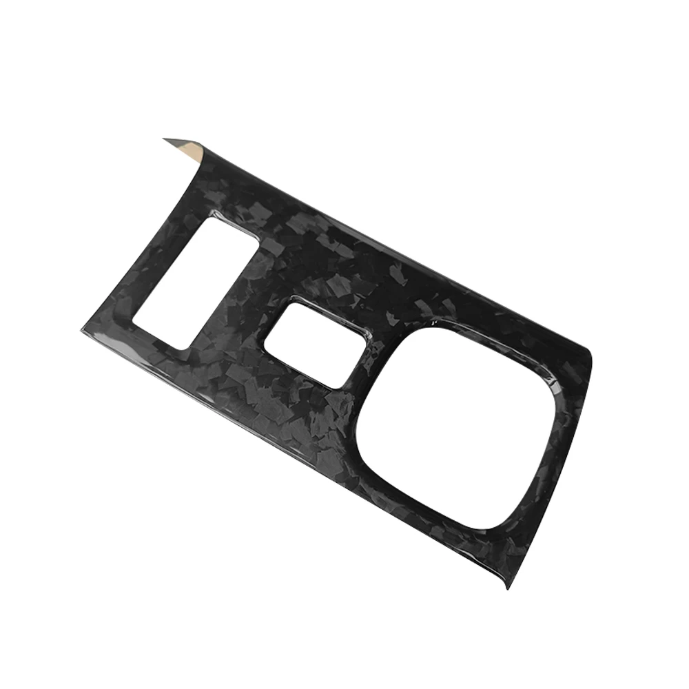 Кованая карбоновая центральная консоль крышка сиденья нагревательная панель