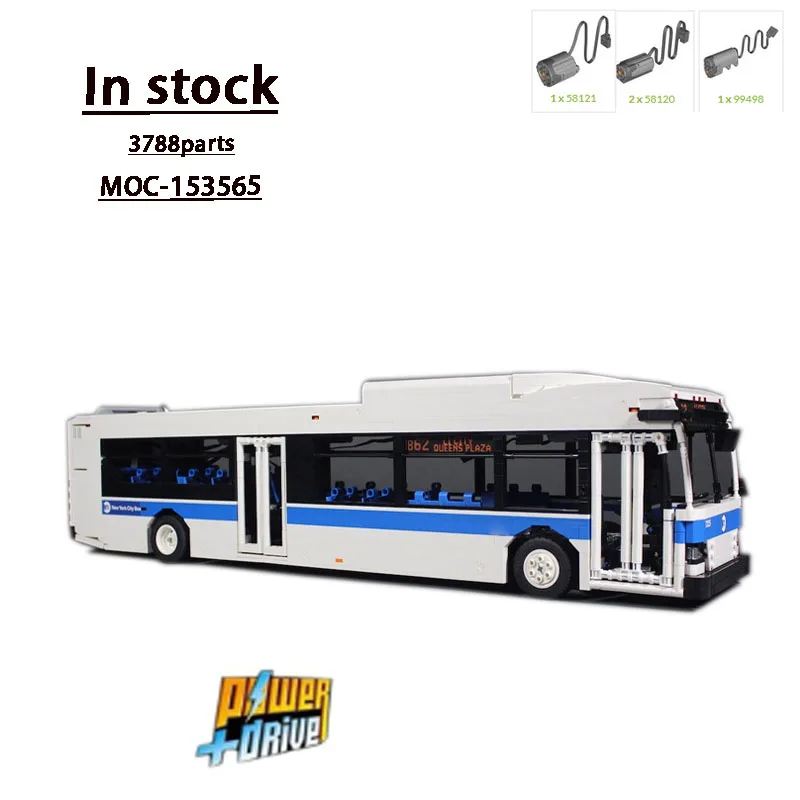 Конструктор MOC-153565 Городской автобус