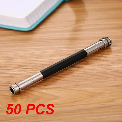 1 ~ 50 шт. Регулируемый карандаш двойной размер двойная головка двойная ручка удлинитель для школы офиса инструмент для рисования и эскизов для письма подарок