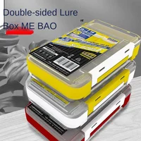 Same Paragra Box of MEIHO Fishing Accessories Double-sided Waterproof Fishing Tackle Box Lure Bait Storage Boxes Plastic Case