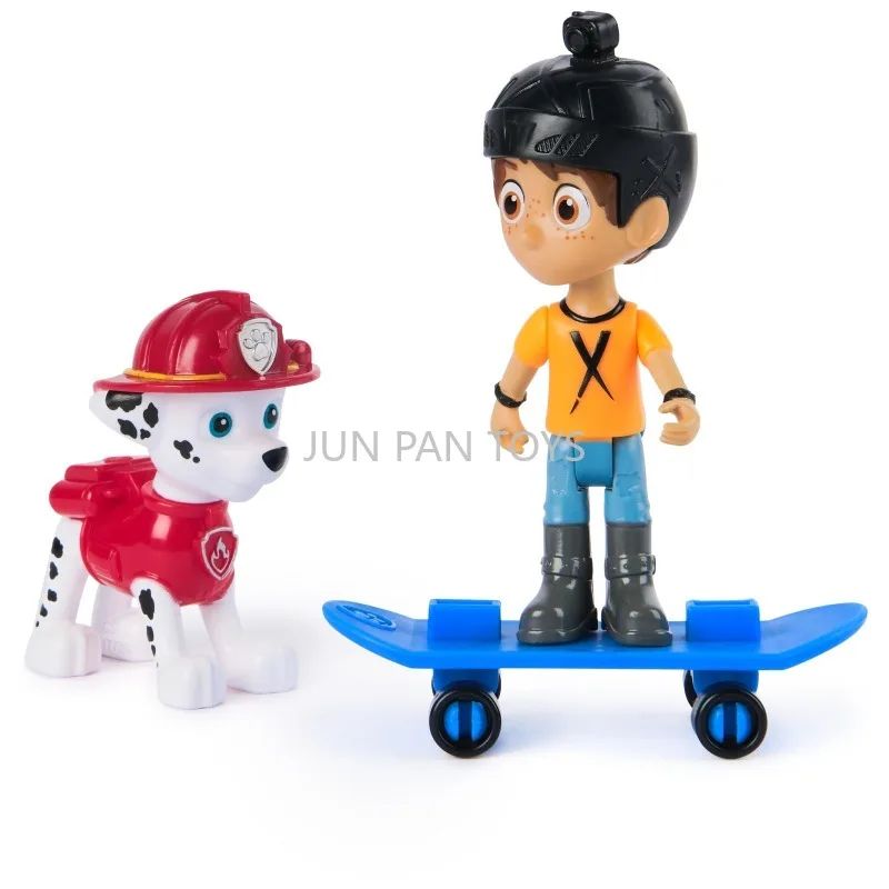 Фото Оригинальный набор фигурок героев PAW Patrol: Чейз, Скай, Маршалл, Рабл, Киттен, Пиг, Чикен. Игрушки для ролевых игр для детей. №5