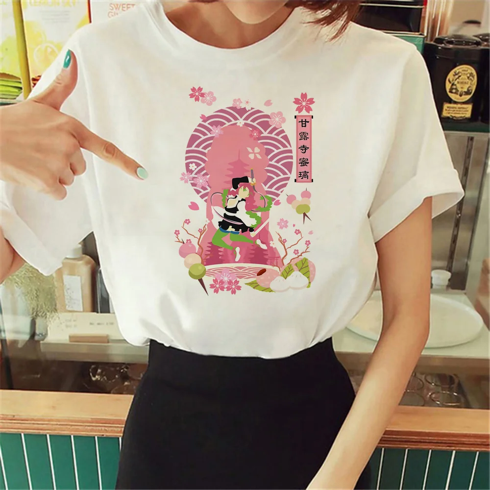 

demon slayer Tee women anime top girl 2000s clothing