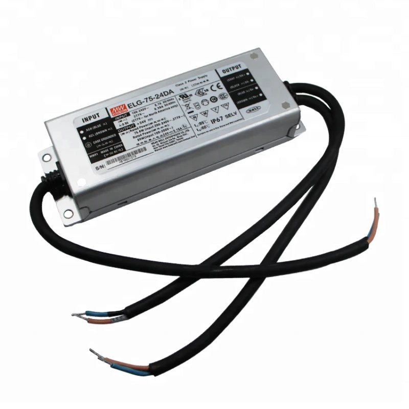 ELG-75-24DA-3Y 75W Constant Voltage Constant Current 24V 3.15A DALI Dimmable  LED Driver