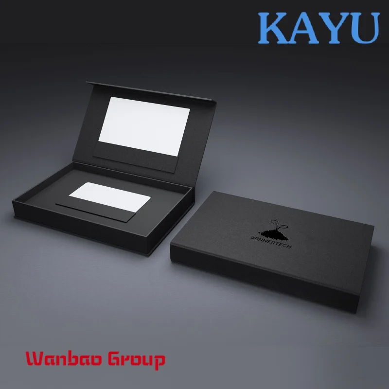 2023 Trending Products Packaging Sliding Drawer Box Vip Credit Card Business Gift Card Box Custom Packaging With Ribbon