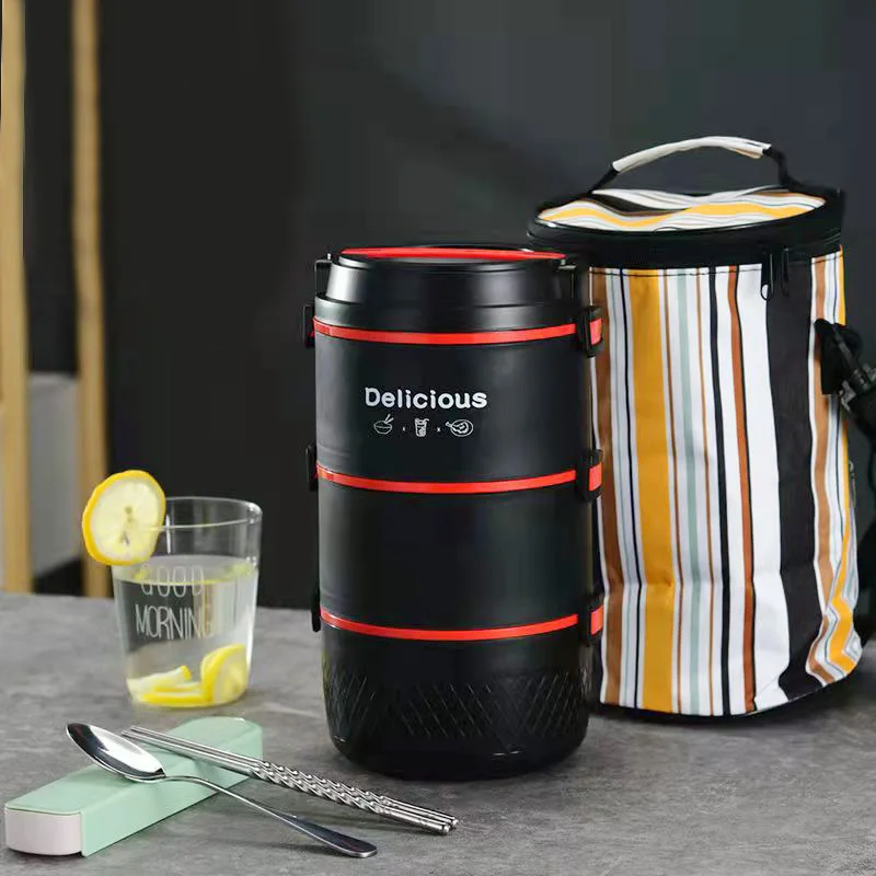 

Portable Stainless Steel Bento Box Japan Style School Children Office Lunch Box Leakproof Camping Insulated Food Container Large