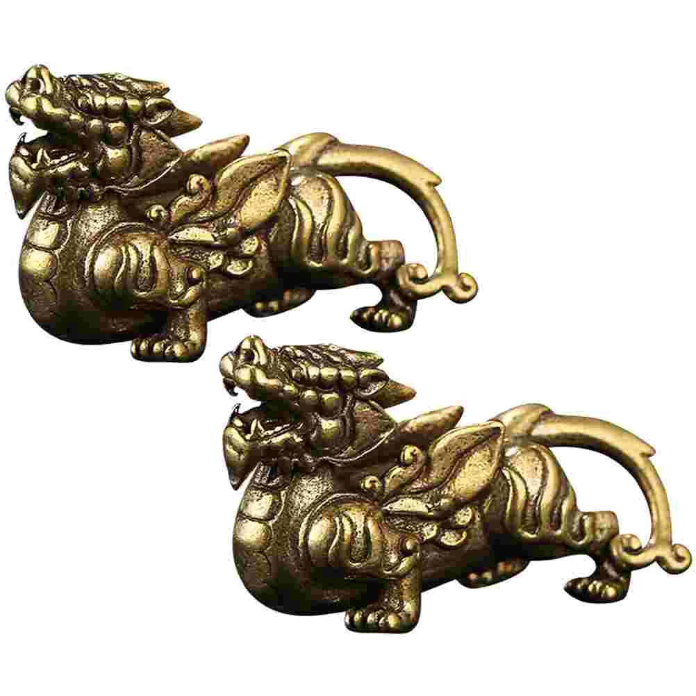 

Brass Skin Statue Housewarming Gift Desktop Ornament Handicraft Decor Home Adornment Crafts Key Pendant Dining Table
