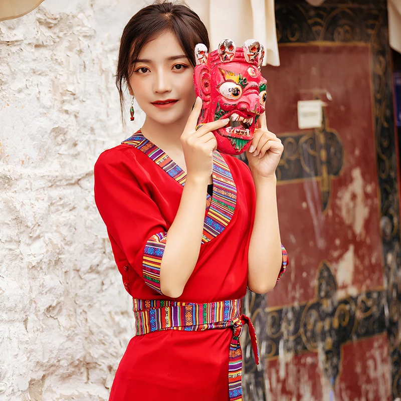 Непальские тибетские туристические костюмы для женщин Новинка лета 2022 тибетский