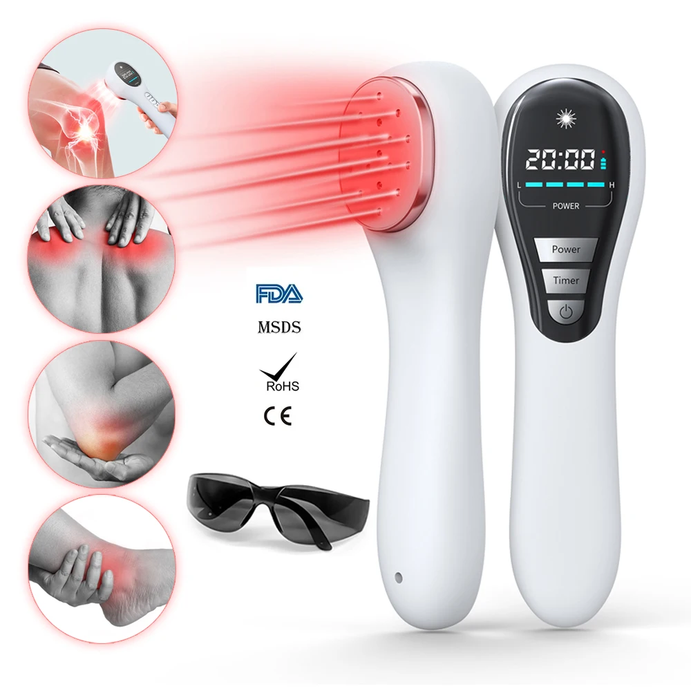 

Red Light Therapy Device Laser Near Infrared Light Therapy For Pain Relief Joint Muscle&Tissue For Body Arthritis Physiotherapy