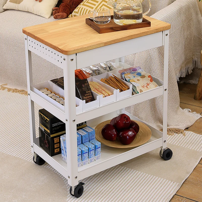

Bar Rolling Cart Grocery Dish Drying Rack Rolling Storage Cart Kitchen Island Organizer Wyspy Kuchenne Kitchen Furniture SQC