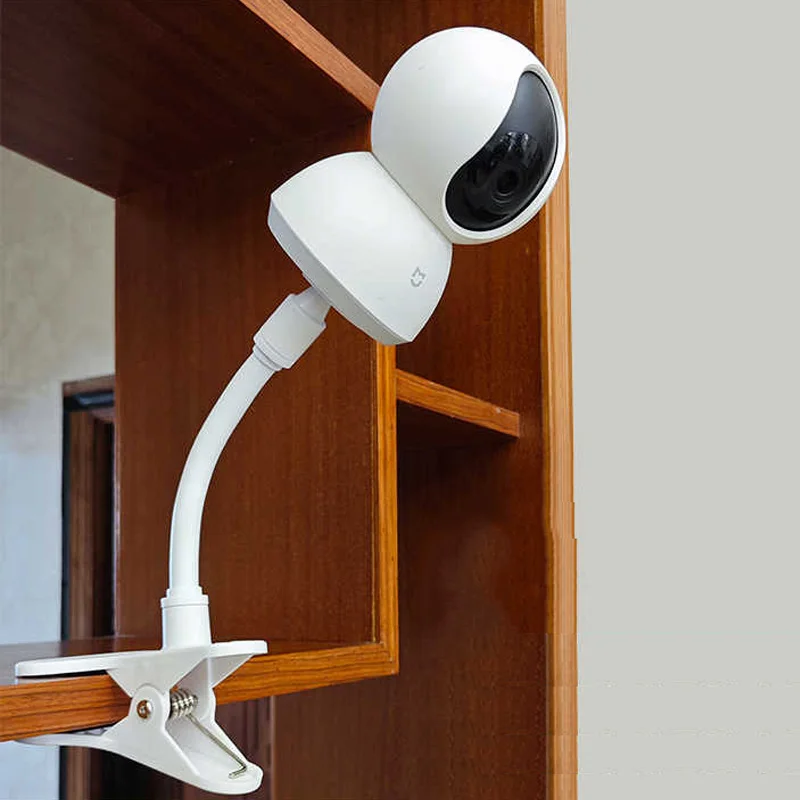 Монтажный кронштейн для камеры наблюдения со шлангом установки в кроватку зажим