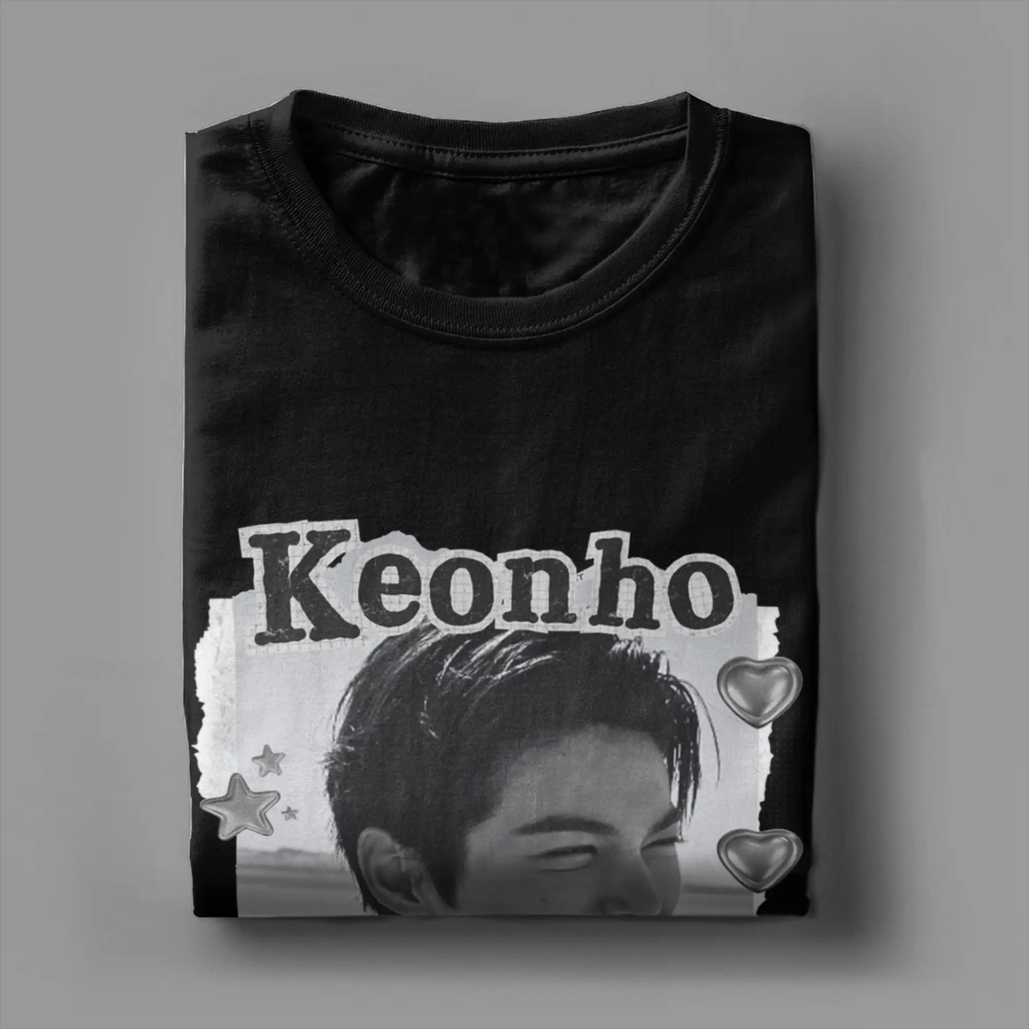 Фото Мужская футболка C-Cortis Keonho Kpop Boy Group, классная футболка с коротким рукавом и круглым вырезом, 100% хлопок, одежда больших размеров №2