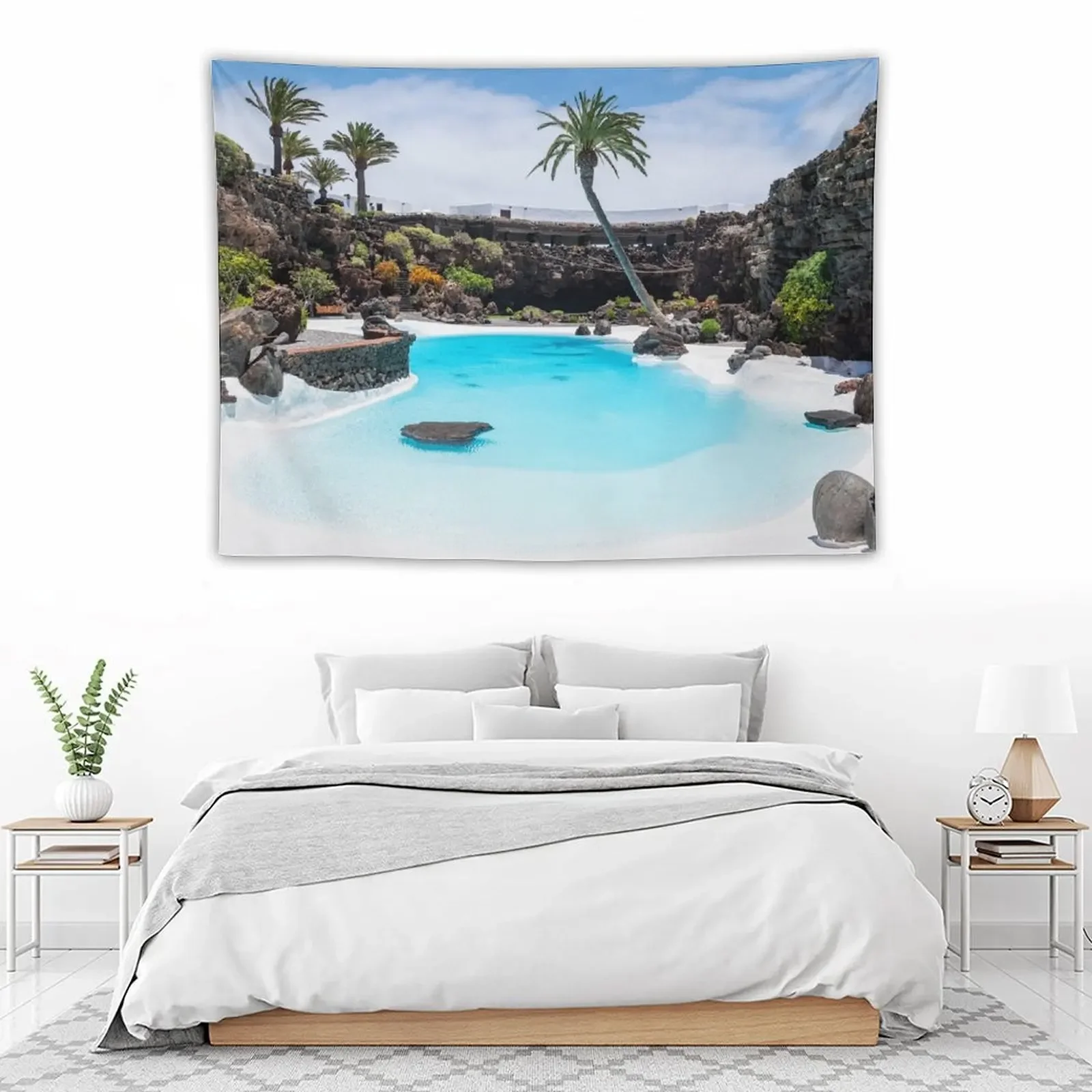 Jameos del Agua бассейн Lanzarote гобелен украшение для спальни Kawaii Декор комнаты