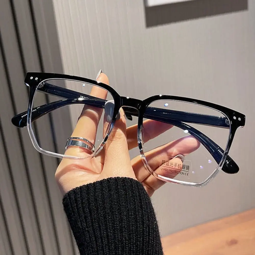 

Очки большого размера, прозрачная оправа для компьютерных очков, женские и мужские очки с защитой от синего света, оптические очки, очки