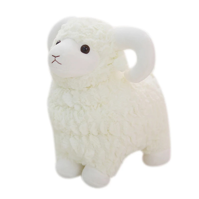 

Big Size Sheep Plush Toys Simulation Stuffed Animal Soft Doll Real Life Sheep Toys For Children Baby Room Kids Gift