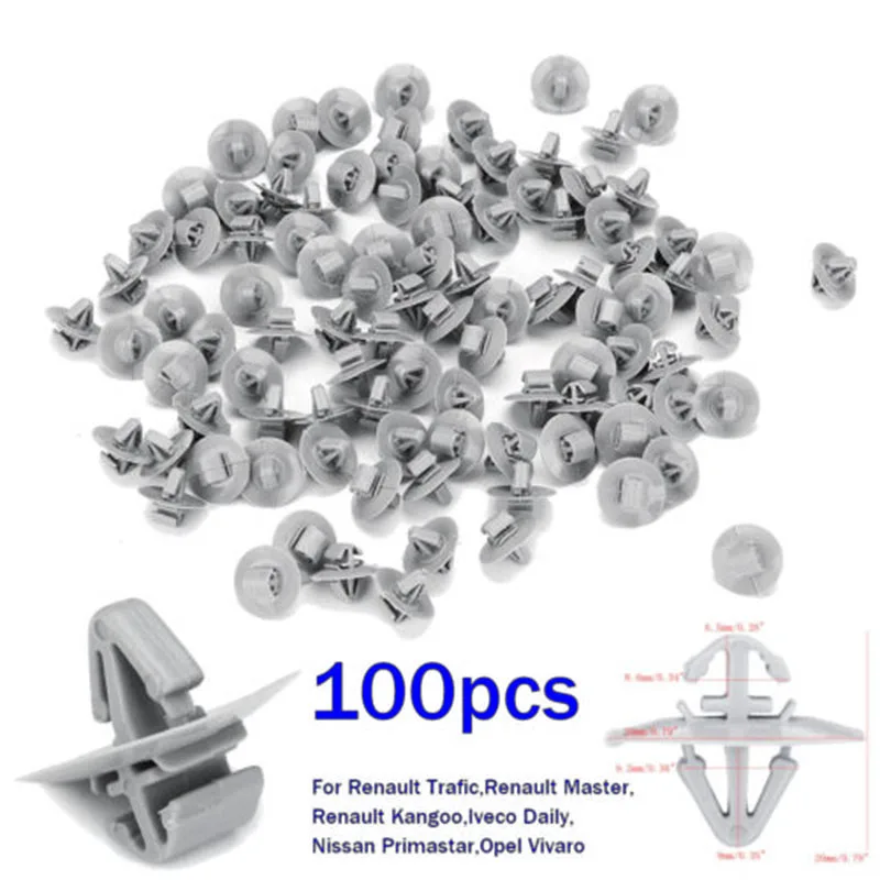 

Panel Car Assortment Rivet Door Trim Moulding Retainer Fastener For Renault Trafic Part Tool Replaces High Quality