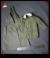 16th wwii military series soviet soldiers under the city mountain soldier winter coat cloak suit fit 12 action figure collect