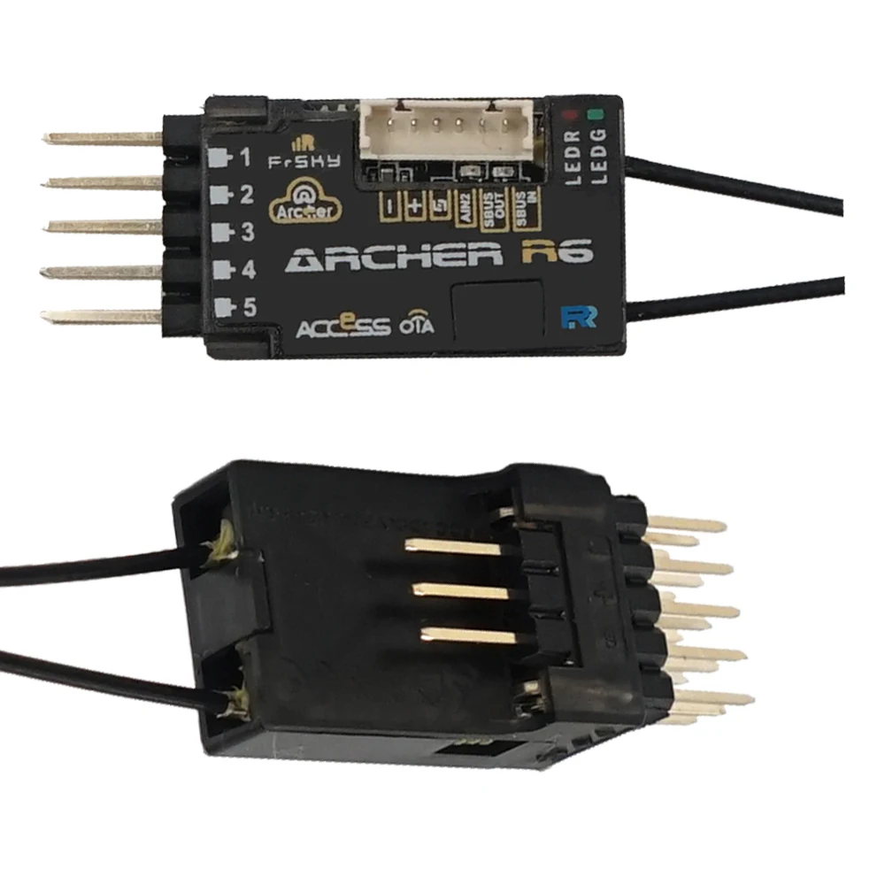 

FrSky 2.4GHz ACCESS ARCHER R6 RECEIVER with OTA Supports signal redundancy