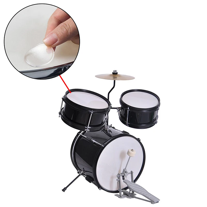 

6 Pcs Drum mute pad silicon gel muffler percussion instrument silencer practice