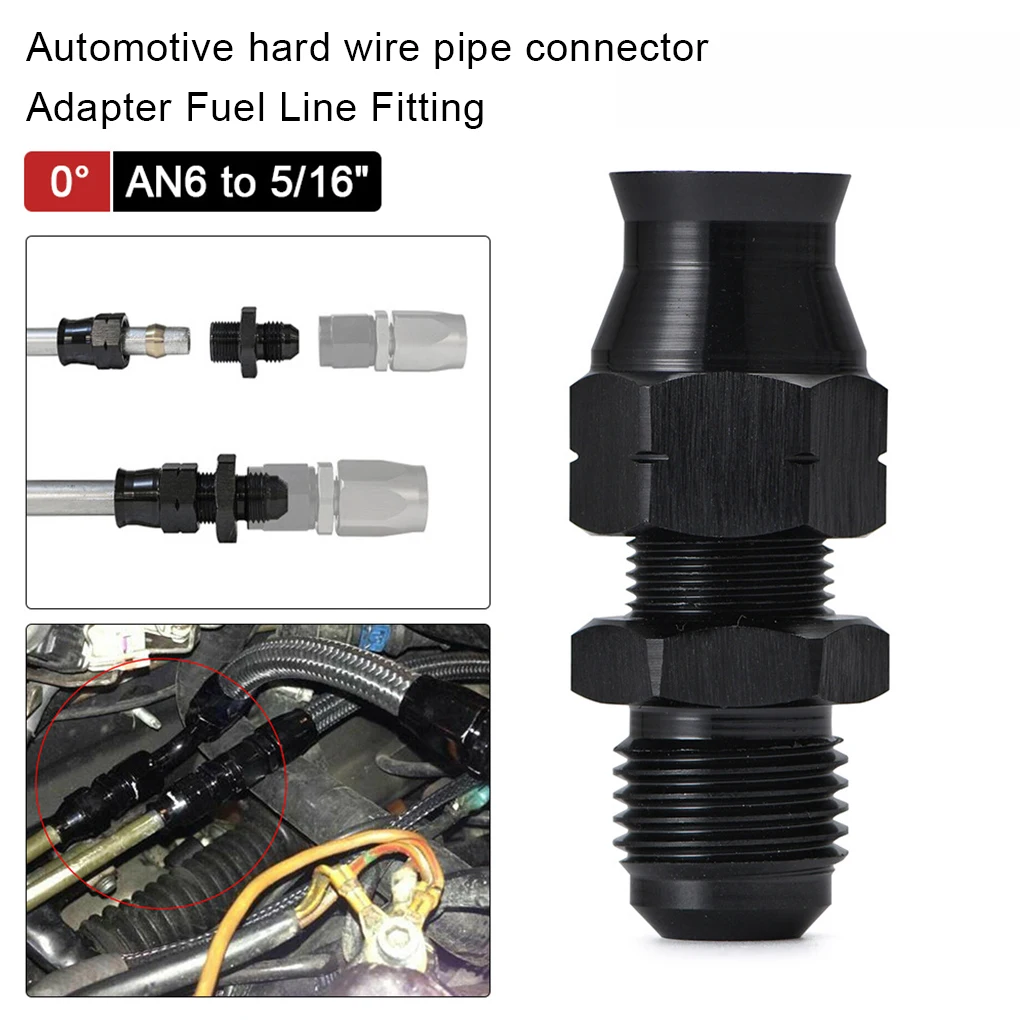 

Hose End Fireproof Pipe Fitting Lightweight Easy Assemble Car Accessory