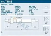 

Код магазина: 74182 для красной свечи зажигания CORSA B ASTRA F KADETT E