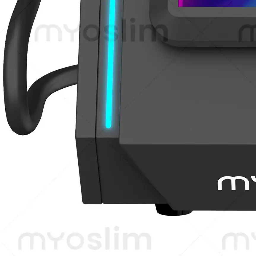 Фото Аппарат для коррекции фигуры Myoslim с двумя рукоятками: для наращивания мышц, подтяжки ягодиц, снижения веса и контурной пластики тела №3