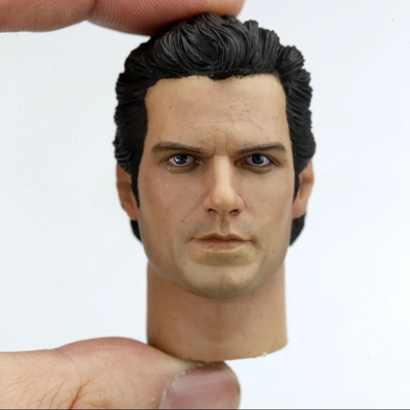 

1/6 Scale Male Soldier Accessories Henry Cavill Head Sculpt for Hot Toys Body 12" Action Figure Doll Model