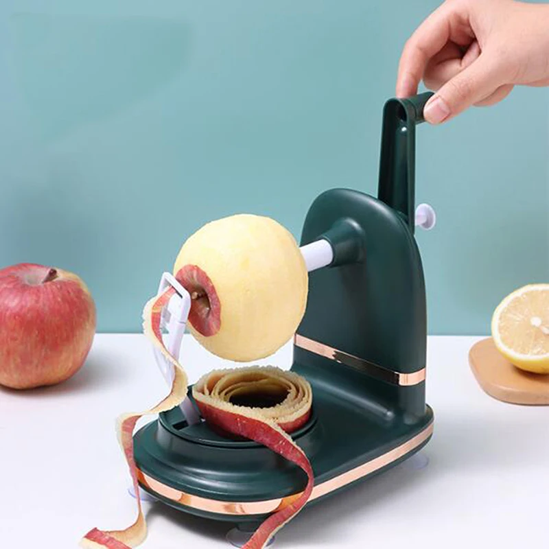 

Hand-cranked Multifunctional Apple Peeler Machine Home Fruit Peeler With Apple Slicer Corer Cutter For Kitchen Convenience