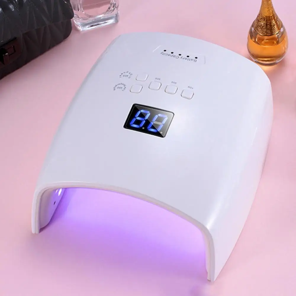 

Nail Polish 48W Double Light Wireless LED UV Nail Lamp Timed Manicure Phototherapy Machine Nail Dryer LED Lamp Salon Tool