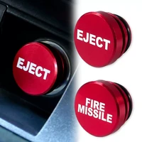 auto parts universal fire missile eject button car cigarette lighter cover 12v accessories car engine start stop push button dec