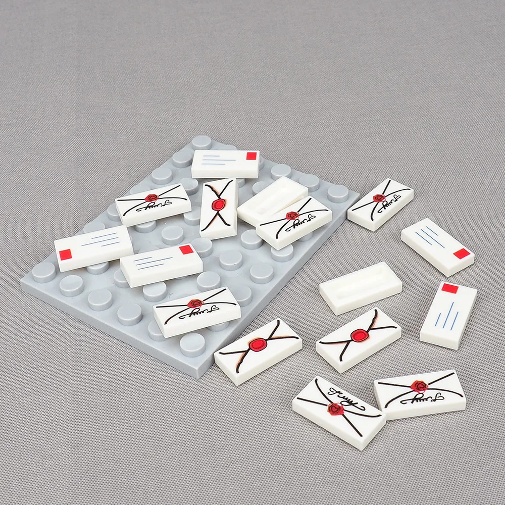 Набор строительных блоков MOC 10 шт. с принтом 3069 конвертов почтовый ящик