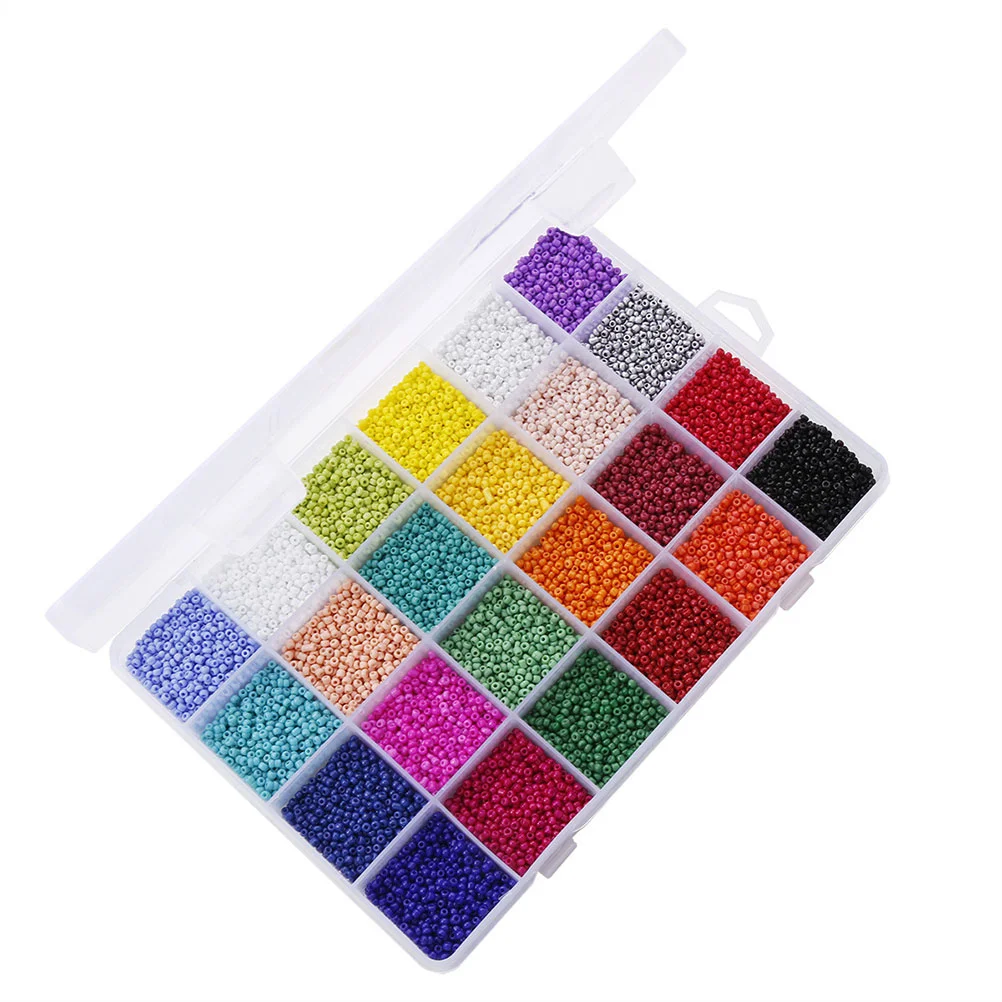 1 упаковка из 2 мм круглых стеклянных бусин сделай сам цветные бусины