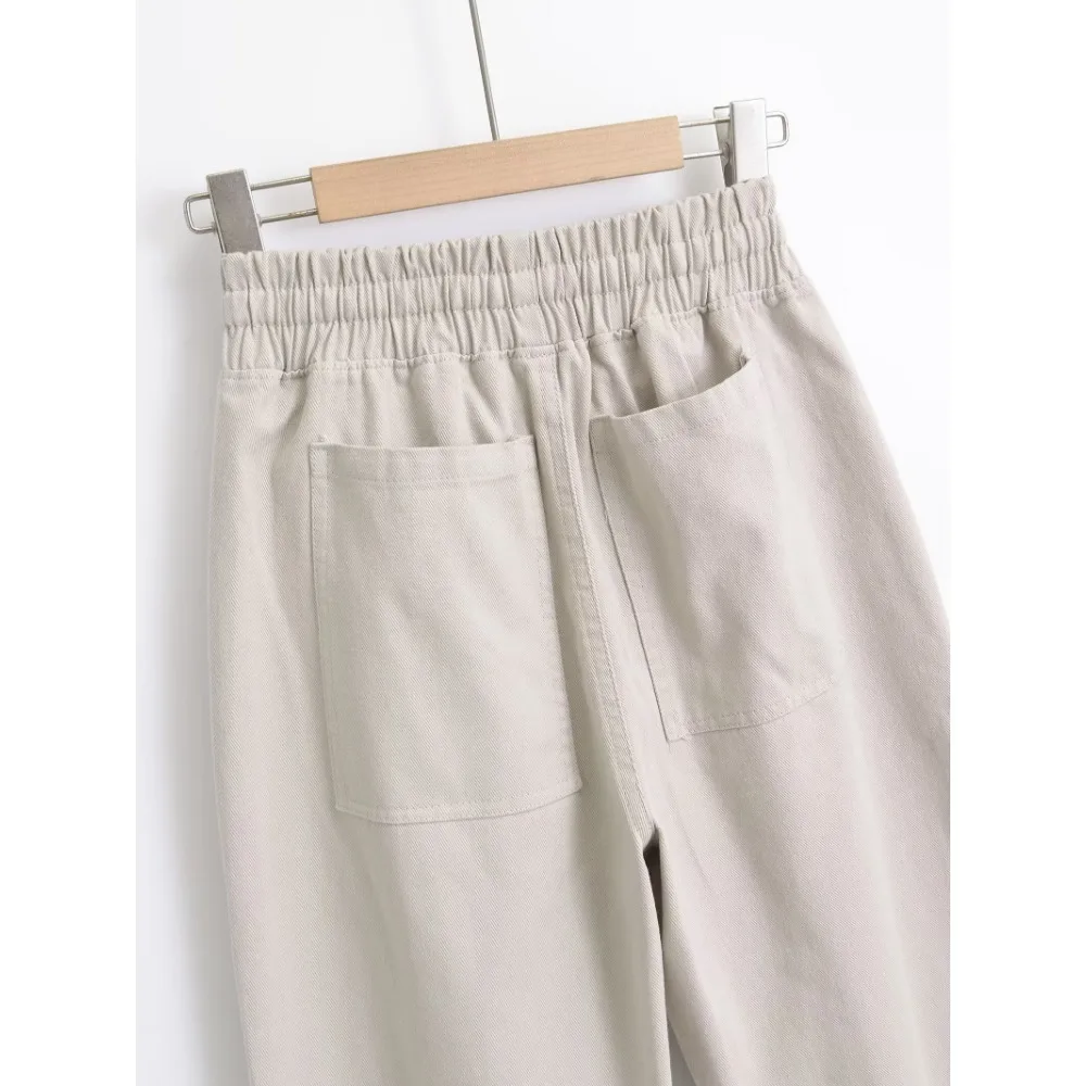 Повседневные укороченные джоггеры TRAF ZR со средней посадкой регулируемый