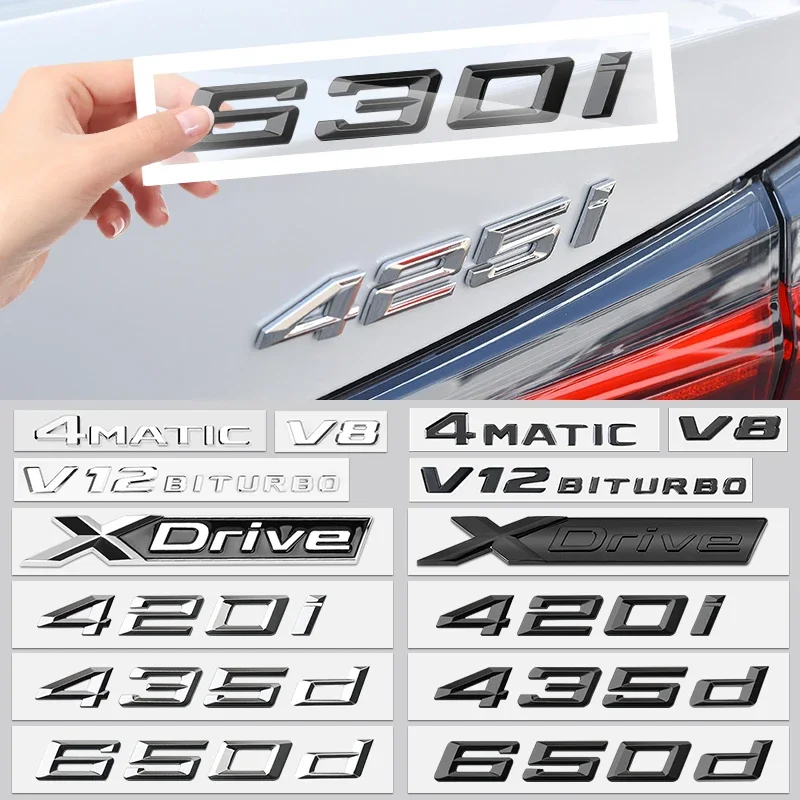 3D хромированный логотип Xdrive эмблема значок наклейка на багажник автомобиля для