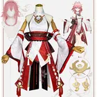 Игровой костюм для косплея Genshin Impact Yae Miko, полный комплект костюмов Yae Kamiko для косплея Yae Kamiko, наряды для влюбленных Genshin Impact