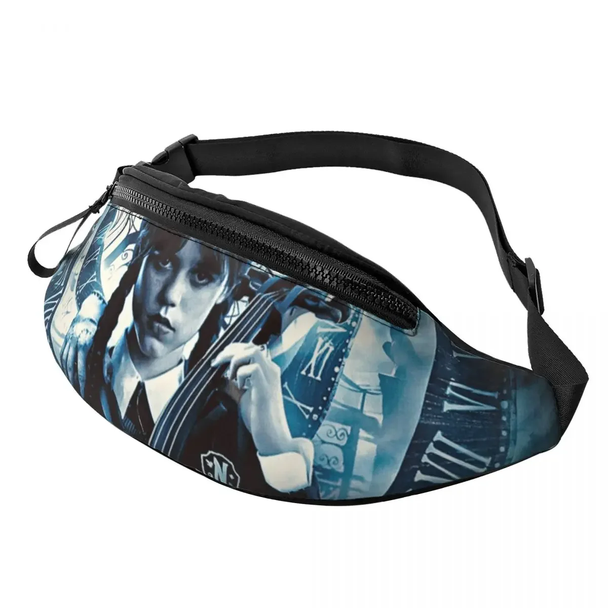 

Забавная поясная сумка для мужчин и женщин, персонализированная Сумка-Кроссбоди для Академии Nevermore, для путешествий, телефона, денег
