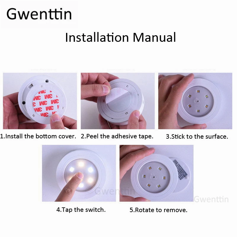 Светодиодный ночсветильник с датчиком движения беспроводная настенная лампа