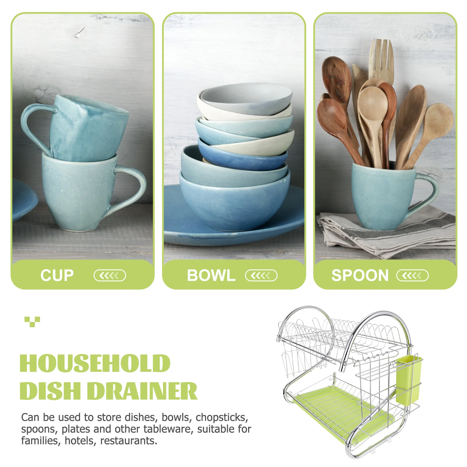 Полка для сушки железа держатель посуды органайзер чаши кухонная полка хранения