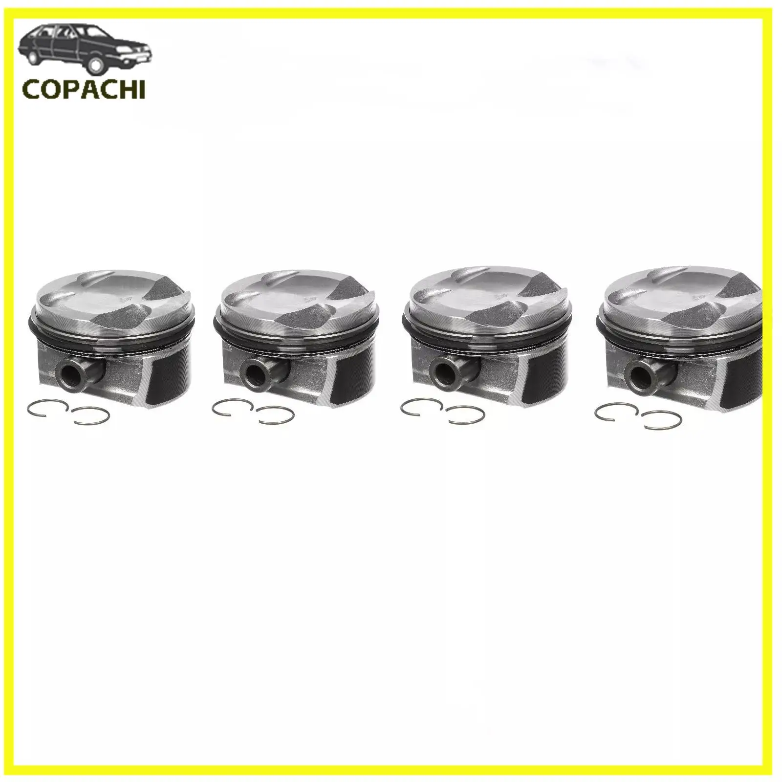 4 шт. 1 6 N18 Комплект поршней и колец двигателя 77 мм/7 5 мм 11257601077 Для BMW 114i 116i 118i 120i 316i