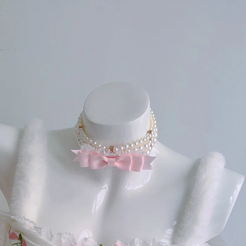 Cute Crop Top Women Summer Lace Trim Bow Decoration Sweet and Lovely Slim Tops for Girls Lolita Style Aesthetic Kawaii Clothes images - 6