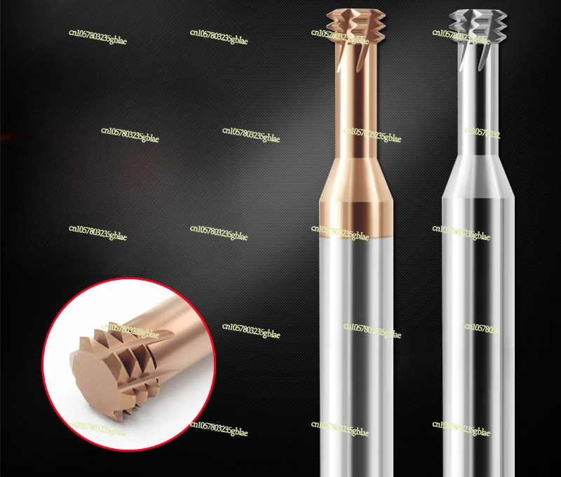 Фрезерная резьба Три зубца Зубья винта DMIX M10M2M4M5M6M8M12M16x1 из вольфрамовой стали