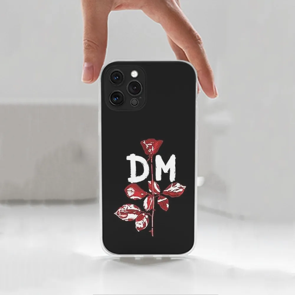 D-Depeche Mode Rock-S Band Case For iPhone 16 15 14 13 12 11 Plus Pro Max XR XS X 7 8 SE Mini Transparent Silicone