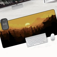 mountain wireless charging mouse pad deep forest silicone mat laptop gaming carpets pad on the table computer desk mouse carpet